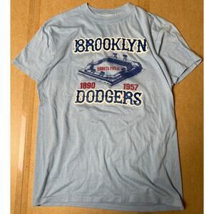 Vintage Brooklyn Dodgers Ebbets Field Blue T-shirt Small